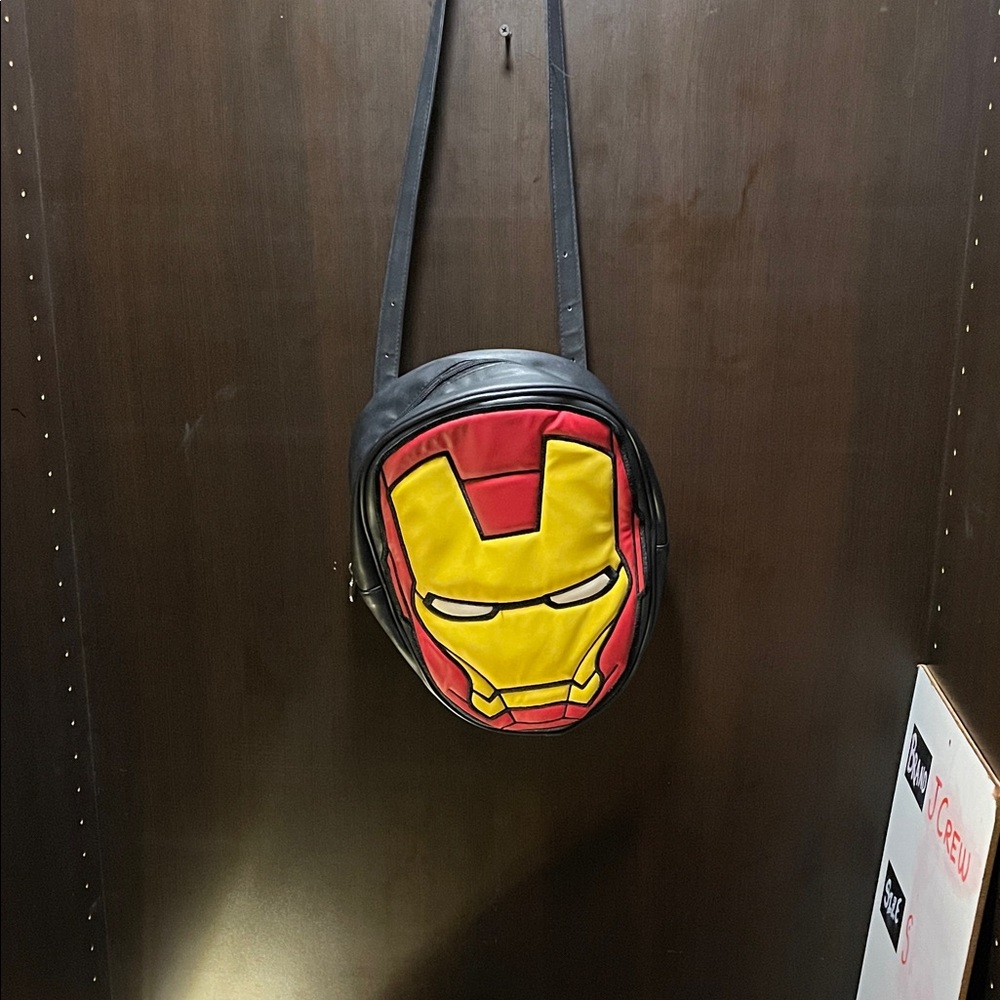 LastChanceB4GoodWill Iron Man Themed Red and Yellow Men's Bag